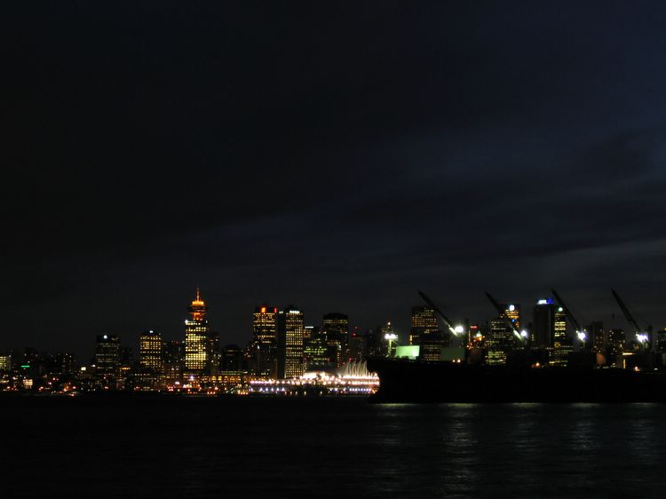 vancouver at night